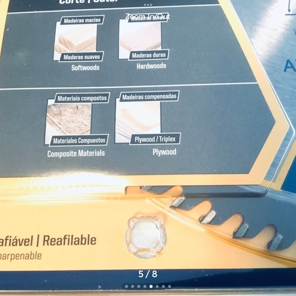 LOT OF 5 NEW SEALED IRWIN 10" 80D CARBIDE TIPPED CIRCULAR SAW BLADE # 15187 - Picture 6 of 8